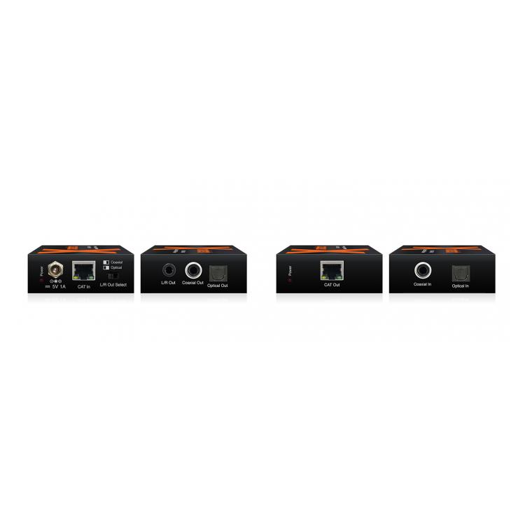 Audio over CAT cable with Built-In DAC